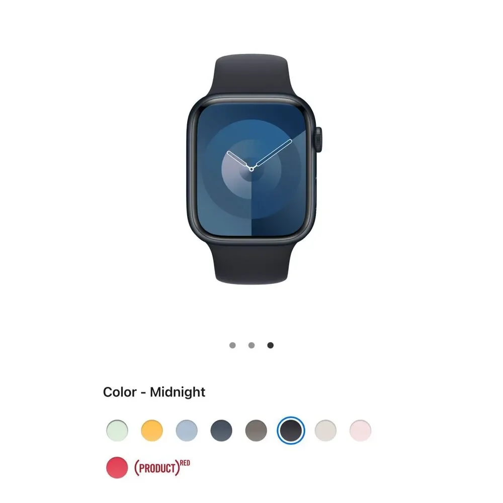 Apple Watch Midnight Sport Band 45mm